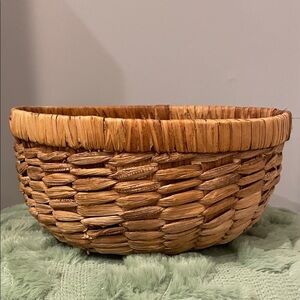Handwoven Natural Brown Basket